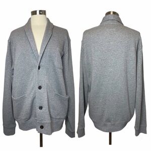 FRANK AND OAK Gray Sweater Blazer size XL